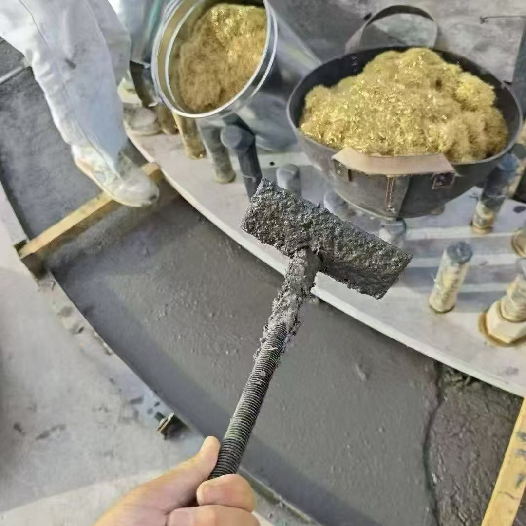 蓬江C120钢纤维高强无收灌浆料 轧机压缩机汽轮机发电机锻压设备底座灌浆材料